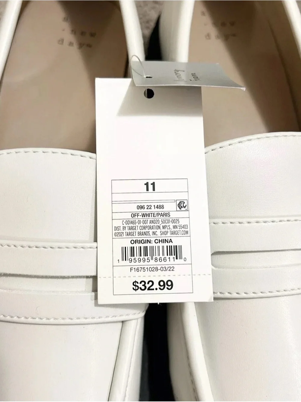 A New Day White Loafers